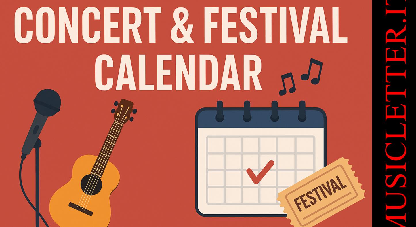 Concerti e festival: calendario 2025-26 con date aggiornate
