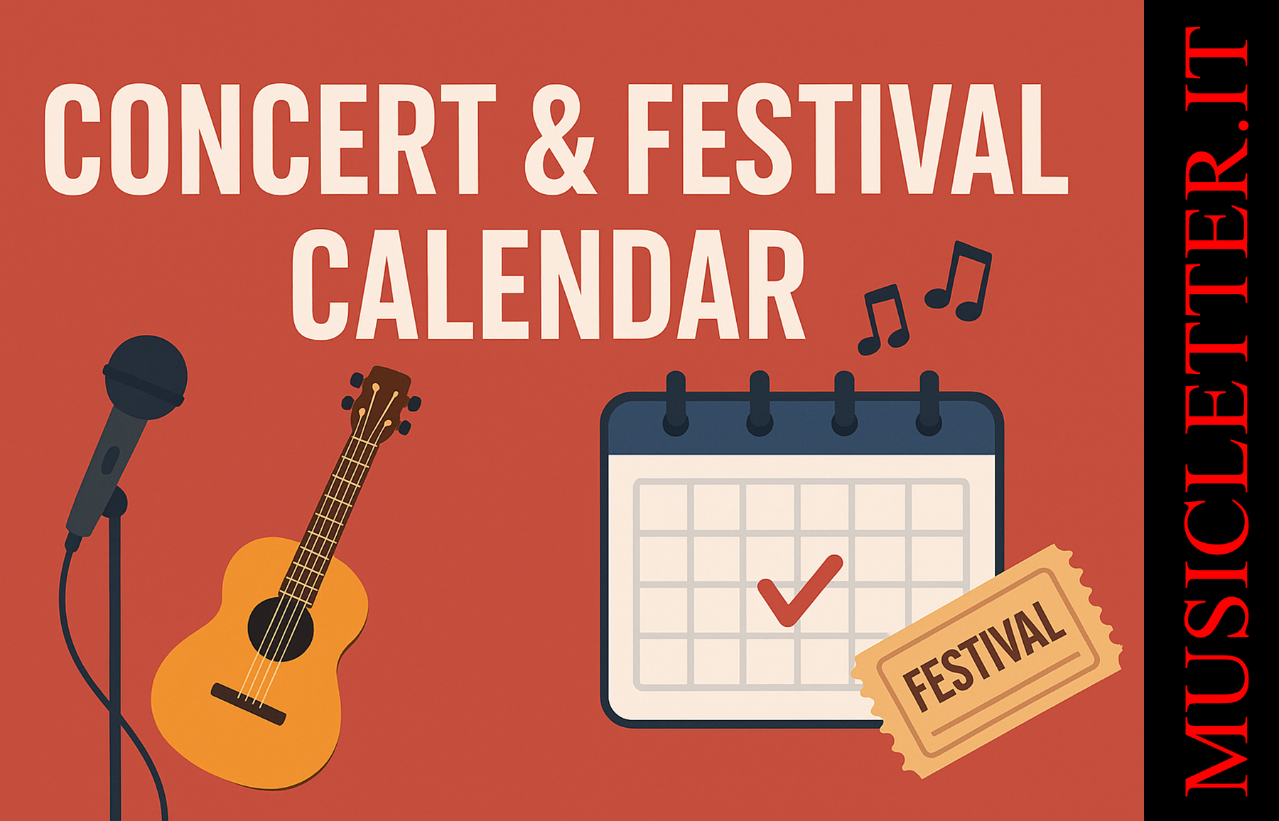 Concert and festival calendar